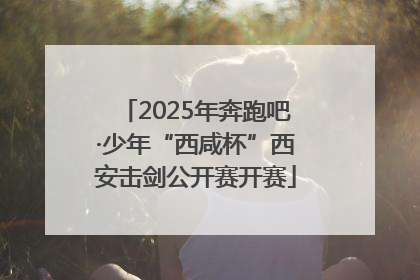 2025年奔跑吧·少年“西咸杯”西安击剑公开赛开赛